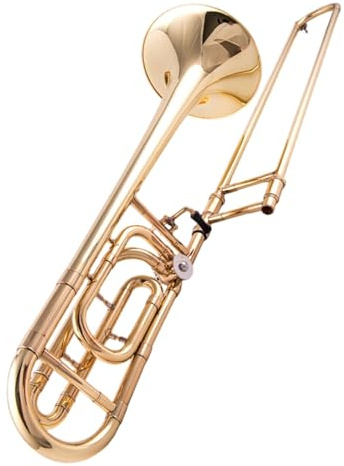 Trombón De Metal Transposición De Clave De Si Bemol A Fa Instrumento De Trombón Tenor Latón O Bronce Fosforado(3/4)