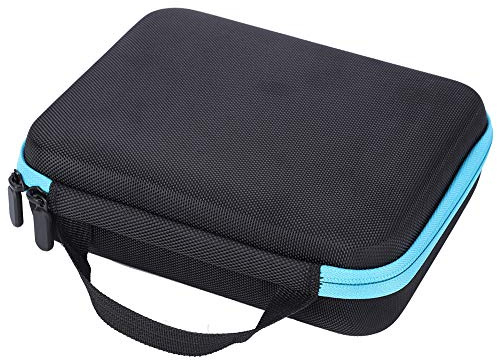 Fdit Caja de Bordado de Diamantes, Caja de Almacenamiento Transparente de 30 Ranuras con Doble Sello para Organizar Accesorios de Pintura de Diamantes y Artículos Pequeños (BLUE)