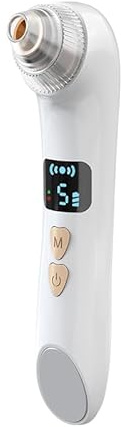 Blackhead Remover Pore Vacuum with Camera & Heating,Upgraded USB Rechargeable Deep Cleansing Facial Pore Acne Comedone Whitehead Extractor Tools with 5 Suction Levels,6 Replaceable Tips for Women&Men