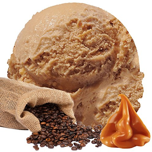 Karamell Kaffee Dänisches Softeis Gino Gelati Eispulver Softeispulver Speiseeispulver (1kg)
