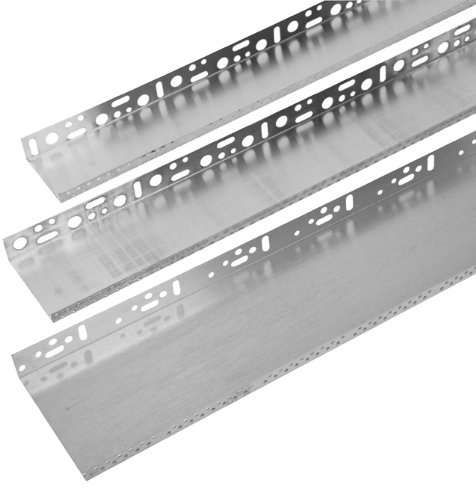 12 Stab 40 mm Alu Sockelprofil je 2m saubere EPS Montage durch Spezialbohrungen