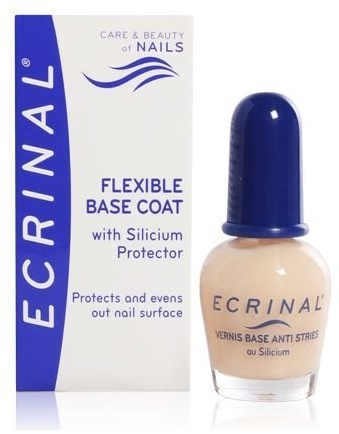 ECRINAL® - Vernis Base anti-stries au silicium - Lisse, embellit et protège l'ongle - flacon de 10ml. by Ecrinal