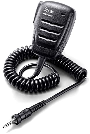 Icom HM228 Compact IPX7 Waterproof Speaker Microphone f/M93D