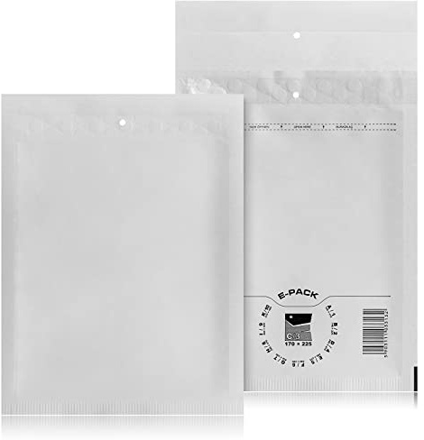 C3 100 St. Luftpolstertaschen Versandtaschen E-PACK C/3 Weiß 170×225 Luftpolsterumschlag