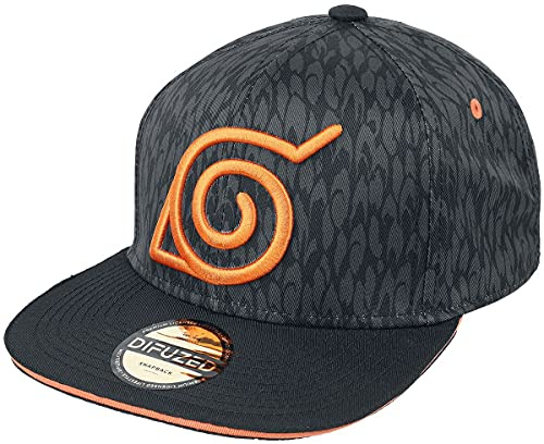 Naruto Shippuden snapback keps svart