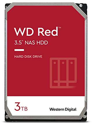 WD WD30EFAX RED Unità Interna per NAS da 3 TB, 5400 Giri/Min, SATA 6 Gb/s, SMR, 256 MB di Cache, 3.5 Hard disk meccanico