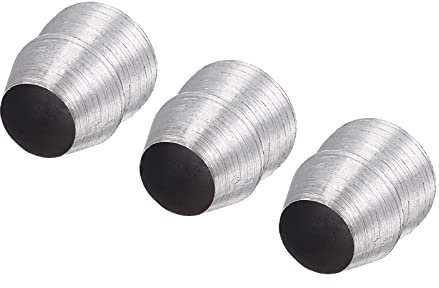 sourcing map Cunei rotondi in acciaio per ascia da carpentiere martello slitta ascia manico cuneo 3 pezzi 16 mm