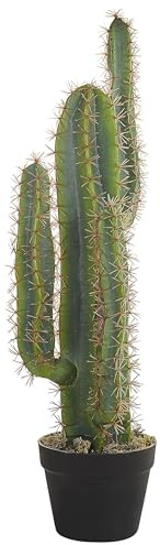 Plante en Pot Artificielle pour l'intérieur 78 cm Décoration Cactus en Pot Noir