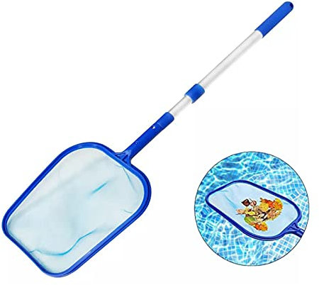 Kescher Leaf Skimmer net, Poolreinigung Bodenkescher, Pool Kescher Bodenkescher, Für Schwimmbad, Pool, Planschbecken, Whirlpool, Teich - kescher für Pool