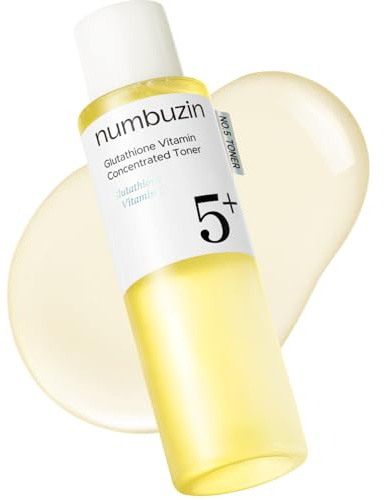 numbuzin N°5 Tonique | Tonique Vitamin Boosting Essential | Anti-tache, teint lumineux, éclatant, hyperpigmentation | Vitamine C, Glutathion, Antioxydants, Niacinamide | 200 ml