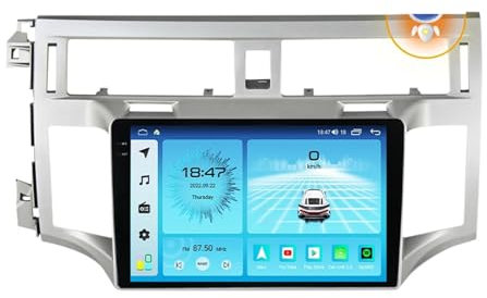 HYMLMY Schermo HD da 9/9,5 Pollici Android 12 Autoradio Lettore Dvd Navigazione GPS per Toyo-Ta Avalon 2005 2006 2007 2008 2009 2010, Lettore multimediale per Auto MP3/MP4 con AUX Radio Video Stereo