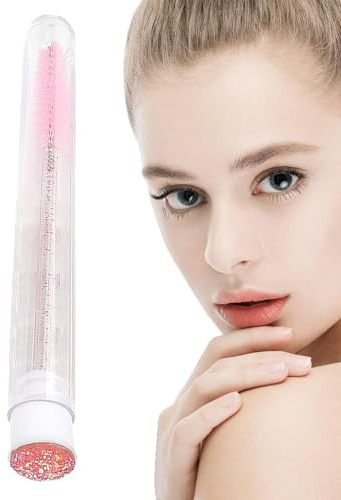 Wimpernbürste - Spoolie Pinsel, Wimpernpinsel, Mascara-Stäbe Strass Eye Lash Brush Applikator mit Tube für Eye Lash Extension, Augenbrauen und Make-up
