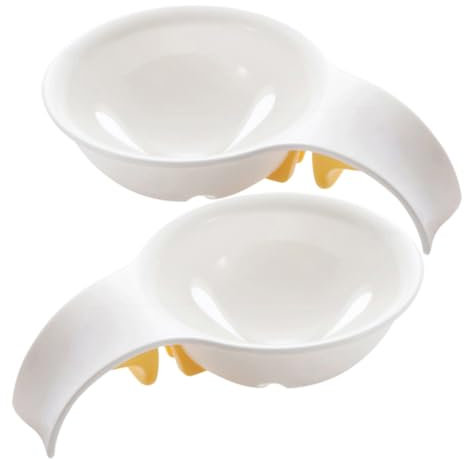 FELTECHELECTR 2pcs Reusable Yolk Separator Portable Filter Divider for Effortless White Extraction Baking Cooking and Meal Prep