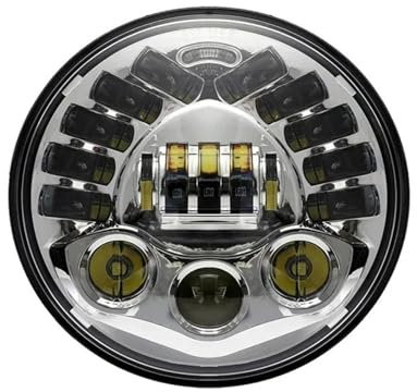 Hauptscheinwerfer Für R9T 2014-2022 7 Inch Drehen Adaptive Scheinwerfer Universal Motorrad Scheinwerfer Teile Motorrad Scheinwerfer(Adaptive Chrome)