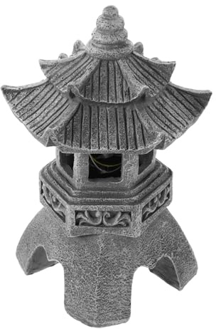 JOINPAYA Faroles de Pagoda Solar para Decoración de Exterior Escultura de Japonés Luz de Resistente para Parques y Patios