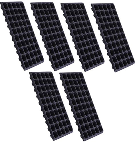Toyvian 6pièces Lot de Plateaux De Semis pour Germination des Pousses Compacts Et Discrets