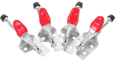 POPETPOP 4pièces Pinces à Bascule Pour Soudage Avec Pointe Antidérapante Mécanisme De Dégagement Rapide Adapté Au Travail Du Fixation