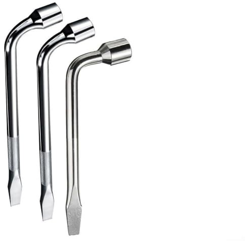 Sumsoctober Lot de 3 clés robustes pour écrous de roue 171921 mm