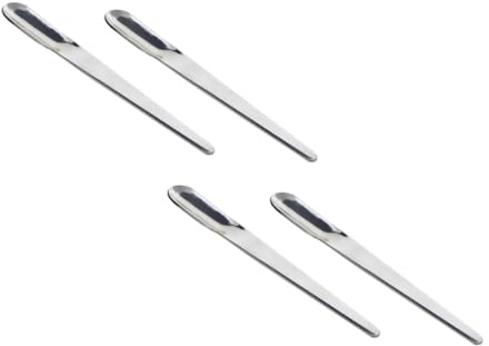 TIDTALEO 4pièces Lot De Petites Cuillères à Café Acier Inoxydable Lisse Pour Expresso Dessert Et Usage Polyvalent Cuillères Pratiques Et Faciles à Nettoyer Pour Café Thé Et Glaces
