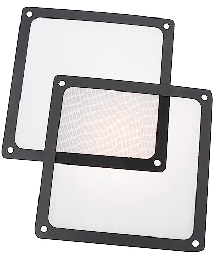 VILLCASE 4pcs Dust Net for Computer Case Pvc Mesh Fan Cover Computer Cover Dust Filter