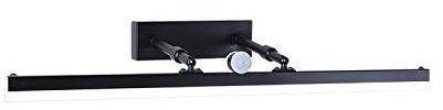 LED Bathroom Mirror Lamp with Motion Detector, Modern Black Bathroom Mirror Light with Switch, 4000K Bathroom Lamp Make-Up Light, Adjustable & Rotation Wall Lamp IP44 Waterproof,73