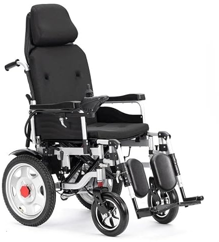 Elektrischer Rollstuhl, Stahl, Faltbar 12Ah Batt Bis 150 kg, Elektrorollstuhl Sitzbreite 56 cm, Modell J28