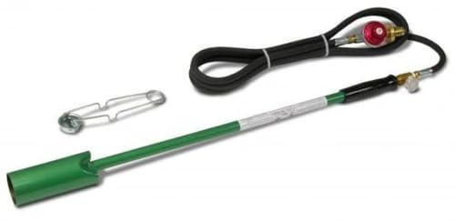 Weed Dragon VT2-23C Propane Vapor Torch Kit, 100,000 BTU Weed Burner with Hand-Tighten Tank Fitting, 27.5-Inch Length for Outdoor Weed Control, Driveway Cleanup and Garden Use