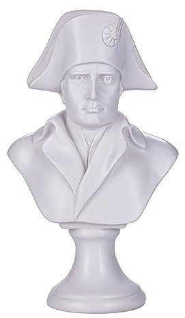 danila-souvenirs Busto statua scultura in marmo del imperatore francese Napoleone Bonaparte 24 cm
