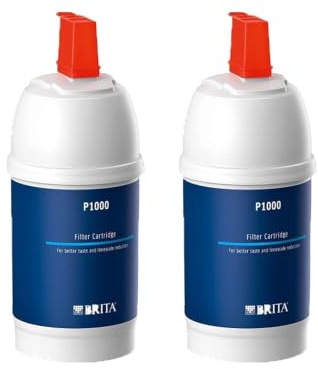 Brita Ersatz-Kartusche für Armaturen-Wasserfilter P1000, 2 Stück