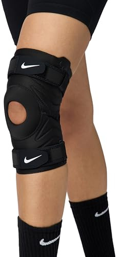 Nike Tobilleras, Rodilleras, férulas y cabestrillos Marca Modelo Pro Open Knee Strap Sleeve Black White