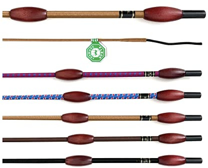 JA Horse JA0005 Fleck Dressurgerte Gerte Reitgerte FELDMANN Balance Classic (110 cm, Caramel)