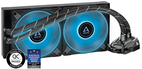 ARCTIC Liquid Freezer II 280 RGB - Multi-kompatibler All-in-One CPU AIO Wasserkühler mit RGB, effiziente PWM-gesteuerte Pumpe, Lüftergeschwindigkeit: 200-1900 RPM, LGA1700 kompatibel