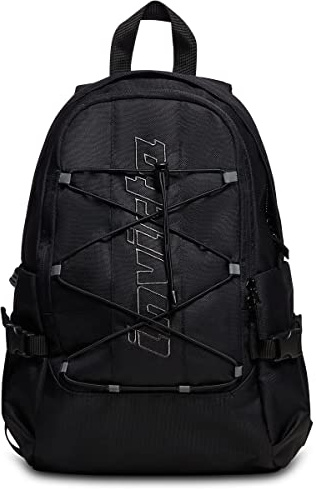 Invicta Zaino Ufficio Act Plus, Nero, Zaino Doppio Scomparto con Tasca Porta PC e Tasca Porta Borraccia, Scuola, Viaggio, Lavoro, Unisex