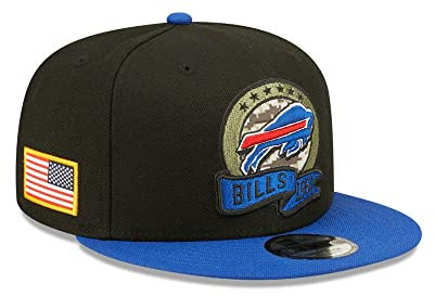 New Era NFL Buffalo Bills Salute to Service 2022 Snapback 9FIFTY Game Cap, Größe :S/M
