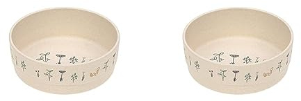 LÄSSIG Kinder Schüssel Schälchen Kindergeschirr ohne Melamin, BPA-frei, für Spülmaschine und Mikrowelle/Bowl Garden Explorer (Packung mit 2)