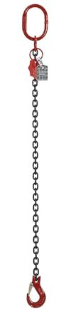 kaiserkraft | Anschlagkette GK8 | Tragfähigkeit 1120 kg | Kettenstärke 6 mm | Nutzlänge 1 m | 1-strängig