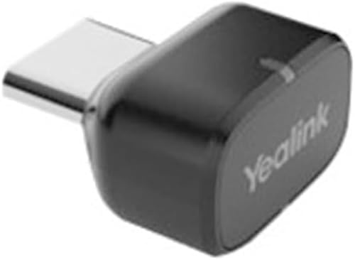 Yealink BT51 Dongle USB-C Adaptateur Bluetooth | Compatible avec les casques Bluetooth sans fil Yealink BH70/BH71/BH74/BH76/BH78 et les haut-parleurs SP92/SP96