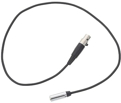 Schwarzes 0, 5m 3, 5-mm TRS Buchse zu Kleiner XLR Buchse Audiokabel | Kupfer und Pvc, Robust und Leicht Anzuschließen, Geeignet für Videorecorder und Kamera Zubehör