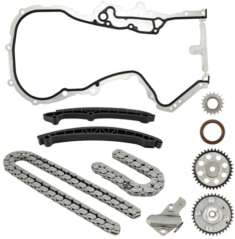Fesuda Steuerkettensatz 03C109507BA, Kompatibel mit Golf/Tiguan/Scirocco/Eos/Passat (2003-2018), A1/A3 (2003-2015), Octavia/Yeti/Roomster/Fabia (2004-2015), Leon/Alhambra/Altea/Ibiza (2006-2015)