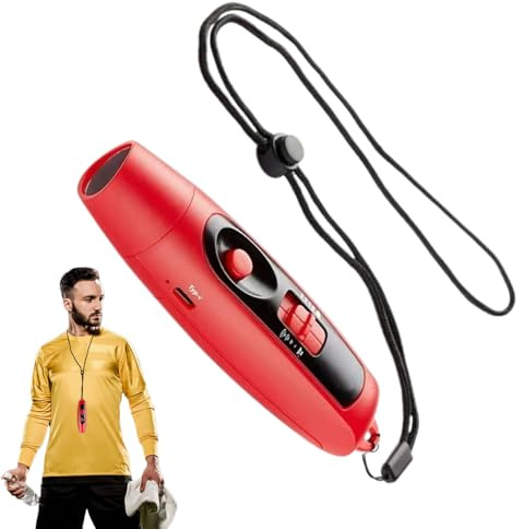 Sifflet électronique pour entraîneurs – Alerte de sécurité multifonctionnelle, klaxon de volume réglable, sans contact | Gadget d'entraînement sonore longue portée pour enseignants, sauveteurs