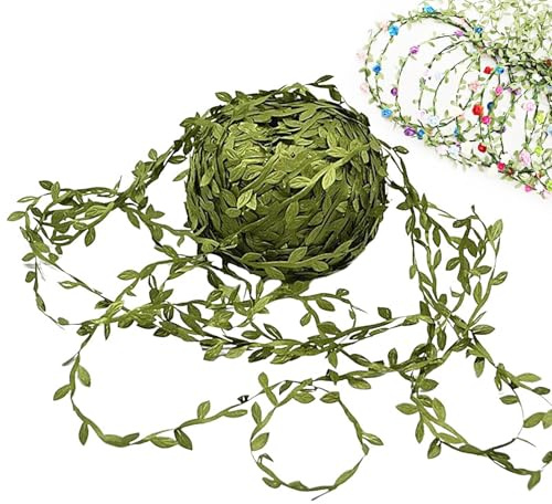 Guirnalda Realista de Hojas de Vid, vegetación Artificial Impermeable, decoración de Colgante, diseño Resistente a los Rayos UV, Elegante telón de Fondo de de Boda para habitación, hogar