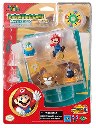 Sylvanian Families EPOCH Games 7393 Super Mario™ Balancing Game Plus Desert Stage - Party Spiel Geschicklichkeitsspiel, Bunt
