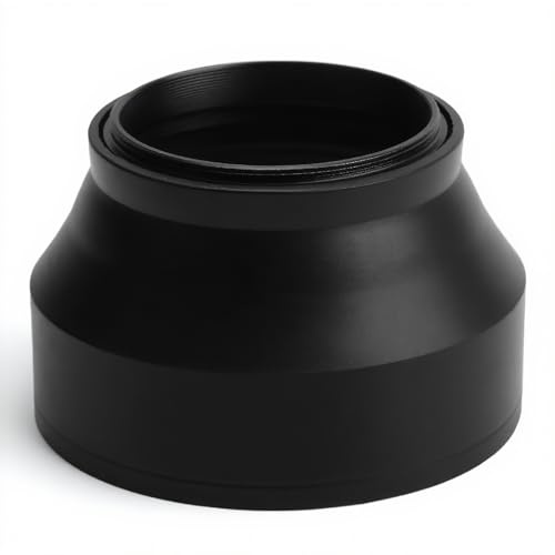 Annadue Universelle Kamera-Gegenlichtblenden, Passend für 49 Mm/52 Mm/55 Mm/58 Mm, Zusammenklappbare Digitale Gegenlichtblende aus Gummi, DSLR-Objektivkappe, Faltbar, Verhindert Astigmatismus,(49mm)
