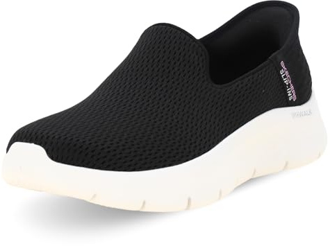 Skechers Women's GO Walk Flex Relish Sneaker, Black, 6 UK