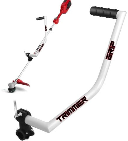 String Trimmer Handle Grip, Ergonomic Trimmer Grip, Aluminium Weeds Eater Handle Extension With Bracket Clamp, Lawn Trimmer Handle Grip For Landscaping Yard Trimming Edging, Easy To Install