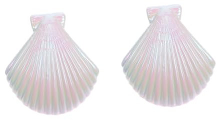 PRETYZOOM 2 Pezzi Gancio Per Asciugamano Da Spiaggia Clip A Forma Di Conchiglia Per Sedia Supporto Multiuso Per Esterni