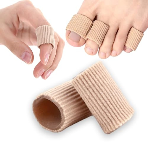WYRGQIQN Protezione Dita Piedi in Silicone, 27 Pezzi Tubo Proteggi Dita Piedi, Protezione per Calli e Vesciche