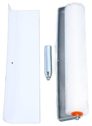 Mavaol 500 mm Stachelwalzen-Estrichwerkzeug, Entfernung von Luftblasen, lange 21 mm Kunststoffspikes, Spritzschutz, robuste Konstruktion, für den Heimwerker- und professionellen