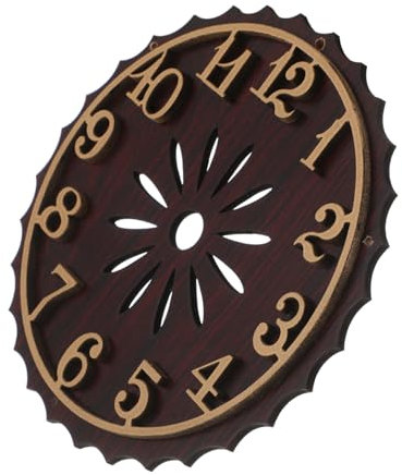 UKCOCO Ziffernblatt Für Wanduhr DIY-Kunststoff-zifferblattplatte Ersatzteilkit Für Uhrwerk Passend Für Geräuschlose Uhrmechanismen Zur Dekoration Von Wohnräumen