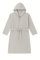 Accappatoio unisex in Microfibra con Cappuccio – Ultra Morbido, Leggero e ad Asciugatura Rapida – (IT, Testo, L, Regular, Regular, Grigio)